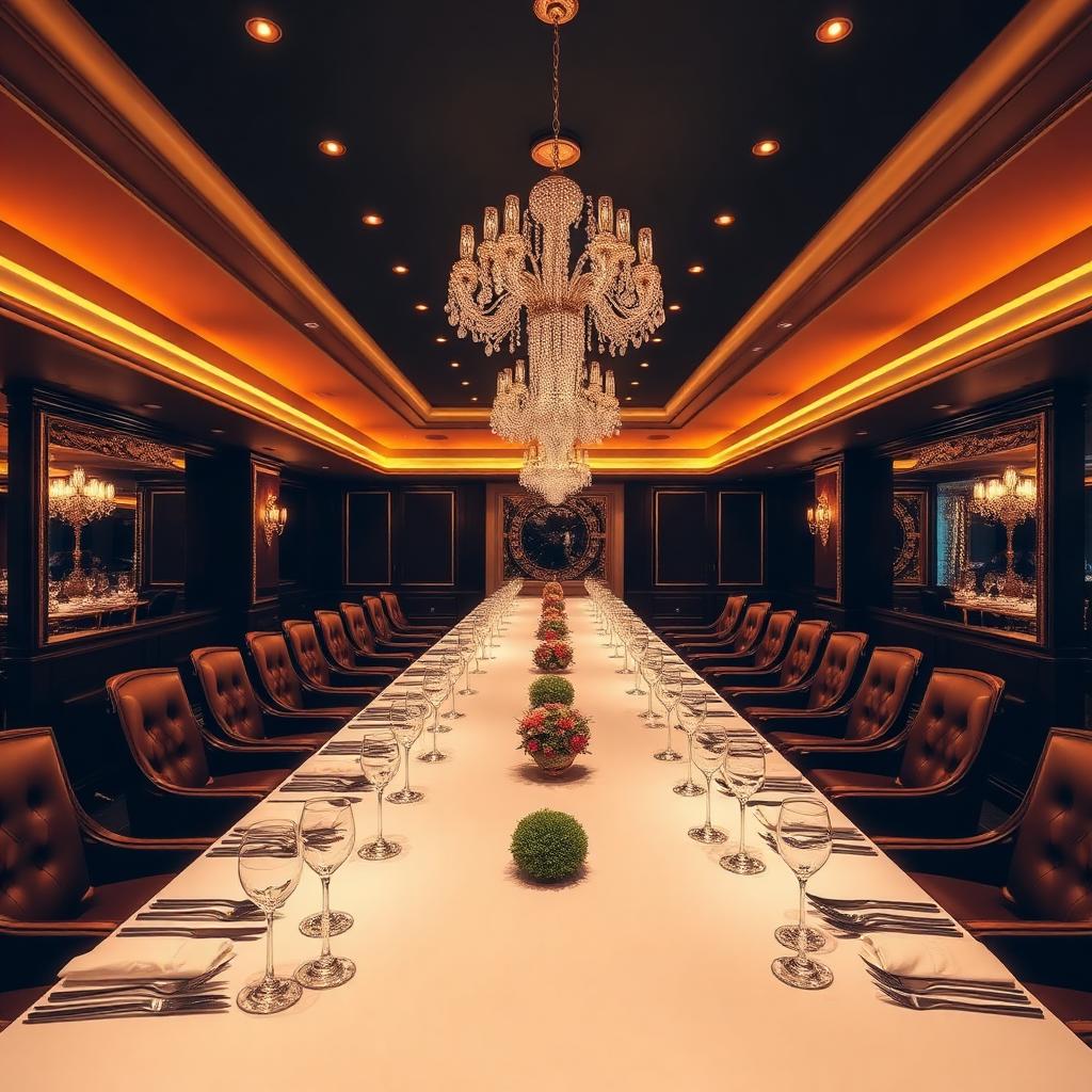 Sala VIP restauracji Sequenced-Notes